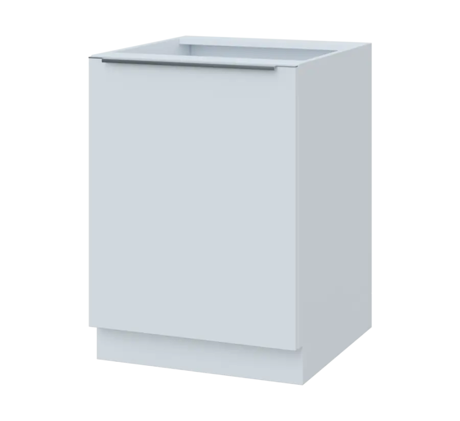 SIS - 6D spodní skříňka, 1-dveřová, levá, 870x600x600, bílá